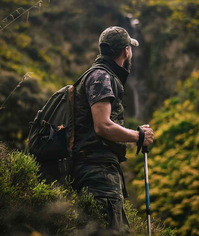 outdoor traveller hiking